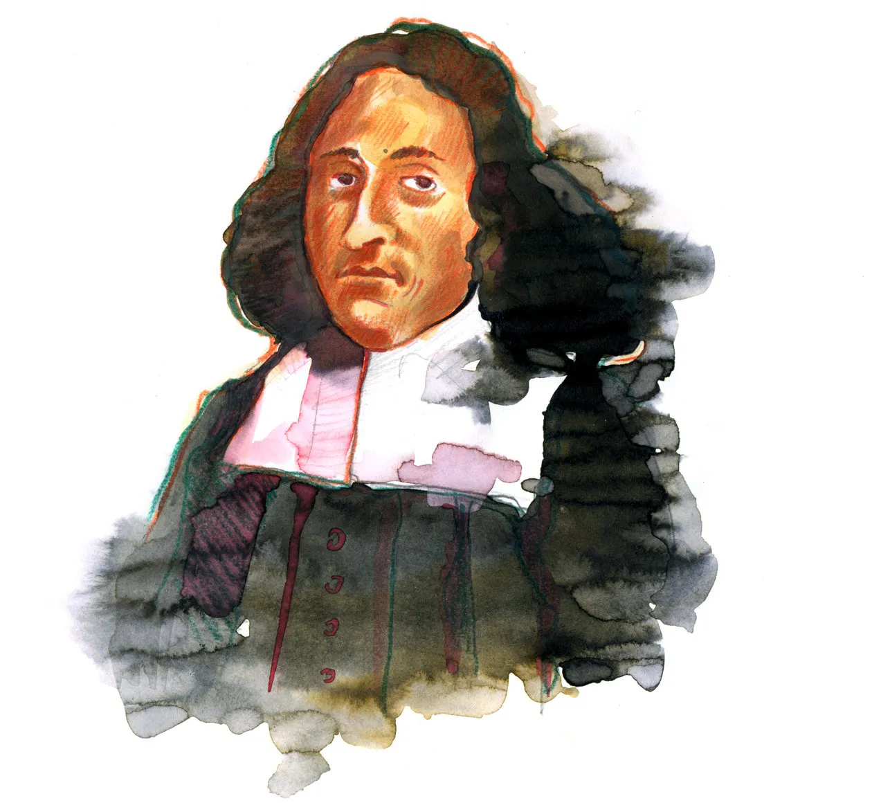 00001111 Alessandro_Lonati__Portrait_of_Baruch_de_Spinoza_(1632_-_1677)_Dutch_philosopher_also_known_as_Bent_-_(MeisterDrucke-1458639)